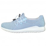 Pantofi piele naturala dama - albastru, Waldlaufer - relax, confort, ortopedic - 388042-101-901-Hellbla