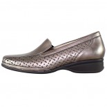 Pantofi piele naturala dama - bronz, Semler - 13851-Metall-Nappa-bronce