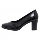 Pantofi piele naturala dama - negru, Karisma - toc mediu - X4X430022A-01-L-Negru