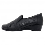Pantofi piele naturala dama - negru, Nicolis - 13953-Negru