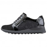 Pantofi piele naturala dama - negru, Waldlaufer - relax, confort, ortopedic - 364023-308-564-Hiroko-Negru