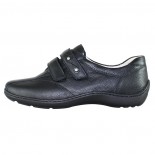 Pantofi piele naturala dama - negru, Waldlaufer - relax, confort, ortopedic - 496301-172-001-Henni-Black