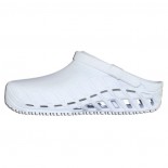 Saboti - alb, Scholl - F26563-1065-410-Clog-EVO-White