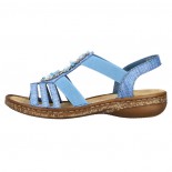 Sandale dama - albastru, Rieker - relax, confort - 62858-12-Albastru