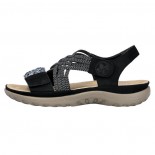 Sandale dama - negru, Rieker - relax, confort - 64889-00-Negru