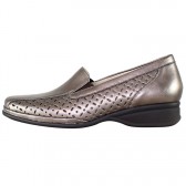 Pantofi piele naturala dama bronz Semler 13851-Metall-Nappa-bronce