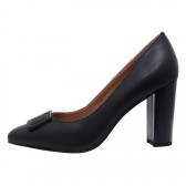 Pantofi piele naturala dama negru Epica toc inalt C03L129-UR1864-ZY35A-01-N-Negru