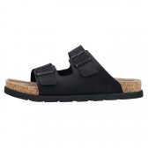 Papuci piele naturala barbati negru Rieker relax confort 21190-00-Negru