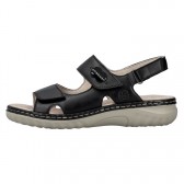 Sandale piele naturala dama negru Rieker relax confort 60462-00-Negru