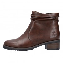 Botine dama maro Rieker iarna Y0551-25-Maro