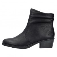 Botine dama negru Rieker iarna 75556-00-Negru