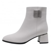 Botine piele naturala dama elegante gri Epica iarna K3K350033A-50-N-Gri