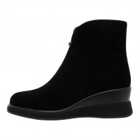 Cizme piele intoarsa dama negru Karisma iarna W1W150001A-01-I-Negru