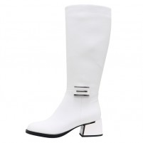 Cizme piele naturala dama alb Epica iarna V723A349-61B-C365-Alb