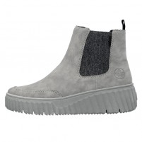 Ghete dama gri Rieker iarna N2553-40-Gri