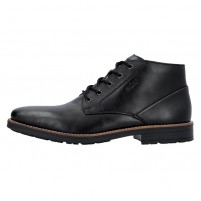 Ghete piele naturala barbati negru Rieker iarna 33207-00-Negru