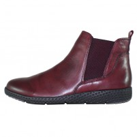 Ghete piele naturala dama - bordo, Marco Tozzi - iarna - 2-25415-23-542-Bordeaux-Antic-comb