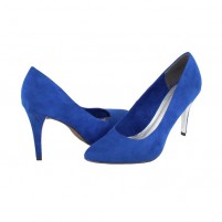 Pantofi dama albastru Marco Tozzi toc inalt 2-22418-24-Royal