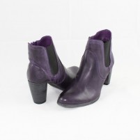 Ghete piele naturala dama violet Marco Tozzi iarna 2-25061-39-ViolaBlack