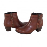 Botine piele naturala dama elegante maro Ara shoes 12-46942-Brown