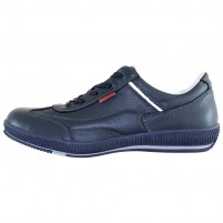 Pantofi piele naturala sport barbati bleumarin Bit Bontimes B7706Ripon-Albastru