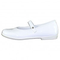 Pantofi piele naturala copii fete alb Melania ME6052F9E-A