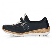 Pantofi dama albastru Rieker relax confort N4263-14-Albastru