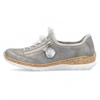 Pantofi dama gri Rieker relax confort N4263-40-Gri
