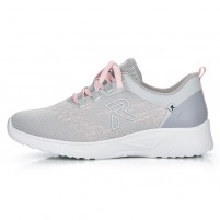 Pantofi dama roz gri Rieker relax confort 40702-40-Roz-Gri