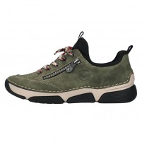 Pantofi dama verde Rieker relax confort 45973-54-Verde