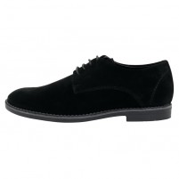 Pantofi eleganti piele intoarsa barbati negru Nicolis 201918-Negru