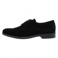 Pantofi eleganti piele intoarsa barbati negru Silesco SLC-121-V-Negru