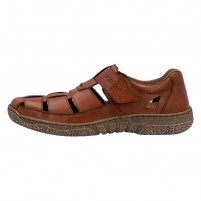 Pantofi piele naturala barbati maro Rieker relax confort 03578-24-Maro