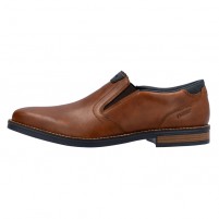 Pantofi piele naturala barbati maro Rieker relax confort 13557-24-Maro