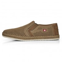Pantofi piele naturala barbati maro Rieker relax confort B5297-64-Maro