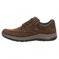 Pantofi piele naturala barbati maro Rieker relax confort impermeabil 03601-22-Maro