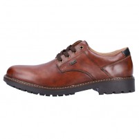Pantofi piele naturala barbati maro Rieker relax confort impermeabil F4611-25-Maro