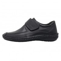 Pantofi piele naturala barbati negru Nicolis 203220-Negru