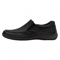 Pantofi piele naturala barbati negru Rieker relax confort 05292-00-Negru