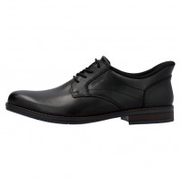 Pantofi piele naturala barbati negru Rieker relax confort 10353-00-Negru