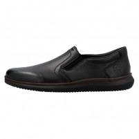 Pantofi piele naturala barbati negru Rieker relax confort 10450-00-Negru