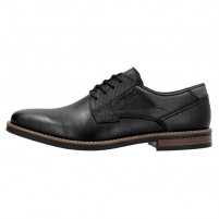 Pantofi piele naturala barbati negru Rieker relax confort 13523-00-Negru