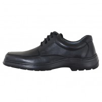 Pantofi piele naturala barbati negru Riva Mancina 641-Negru