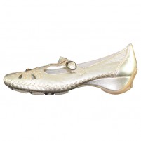 Pantofi piele naturala dama auriu Alti 207-120-Platino-Gold