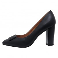 Pantofi piele naturala dama negru Epica toc inalt C03L129-UR1864-ZY35A-01-N-Negru