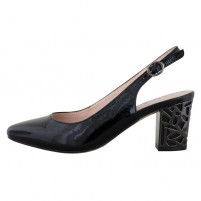 Pantofi piele naturala dama negru Epica toc mediu JIXK675-MX850-B004T-01-L-Negru