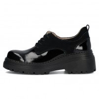 Pantofi piele naturala dama negru Filippo DP6123-24-BK-Negru