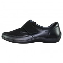 Pantofi piele naturala dama negru Waldlaufer relax confort ortopedic 496H31-352-001-Henni-Soft