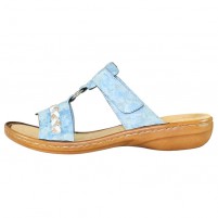 Saboti dama albastru Rieker 60888-12-Blue