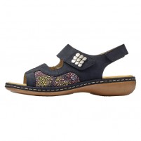 Sandale dama bleumarin Rieker relax confort 65989-14-Blue